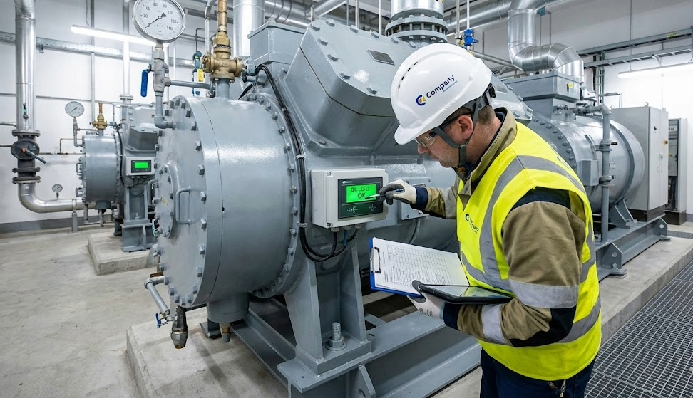 Обслуживание аммиачного компрессора